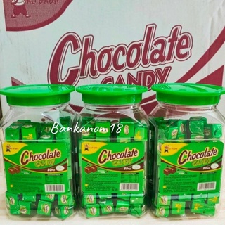 ช็อคโกแลตแคนดี้ Chocolate candy  1 กระปุก 80 เม็ด