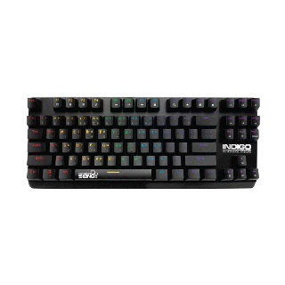 คีบอร์ดเกมมิ่ง RGB TKL KB-718 Indigo ขนาด 70% Mechanical Keyboard Blue / Red Switch ประกันศูนย์ 1 ปี