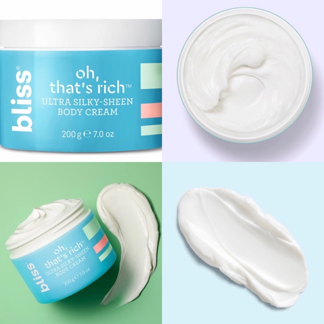 Bliss Oh,That’s Rich Ultra Silky-Sheen Body Cream