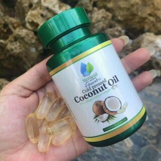 mermaid น้ำมันมะพร้าว สกัดเย็น coconut oil เมอร์เมด เมอเมด