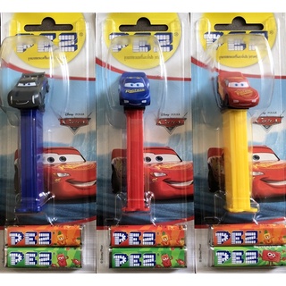 PEZ (เพ็ซ) ลูกอมรสมะนาวและส้ม ลาย Cars 2021 🍭