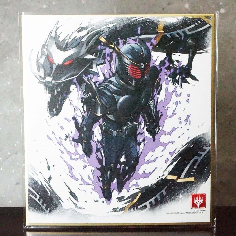 Banpresto Ichiban Kuji Kamen Rider Artwork No.5-11 แผ่นรูป อาร์ตเวิร์ค งานจับฉลาก Masked Rider Ryuki Ryuga