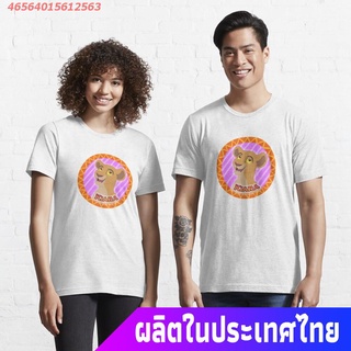 เสื้อยืดโอเวอร์ไซส์สิงโตเจ้าป่า ผู้หญิง ผู้ชาย Kiara Essential T-Shirt discount เสื้อยืดคอกลมS-3XL