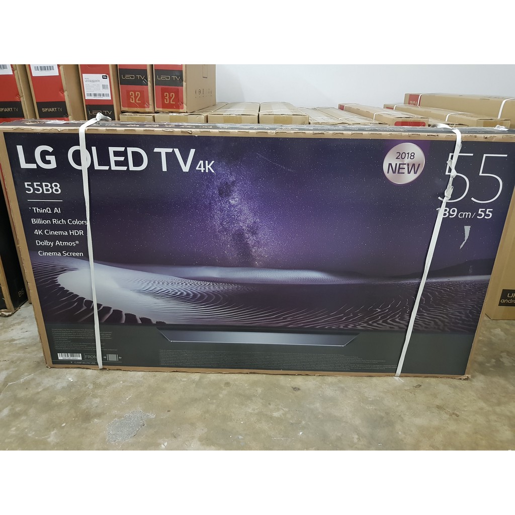 LG 55 นิ้ว รุ่น 55B8PTA OLED 4K SMART TV ปี 2018 สินค้าใหม่ clearance ไมมีตำหนิ