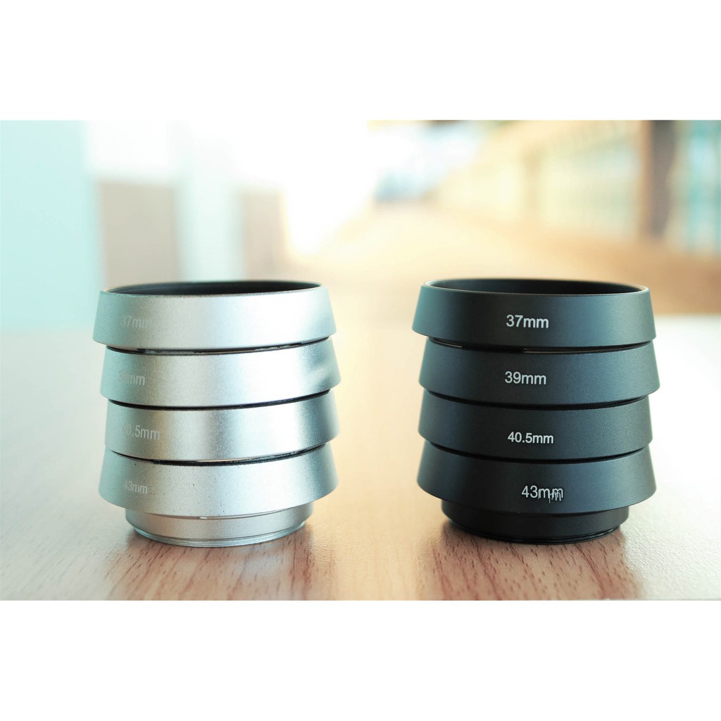 ฮู้ดเลนส์ โลหะ ทรงไลก้า สีดำ Hood Lens Canon Nikon Fuji Sony Olympus Panasonic ราคา ถูกที่สุด ดีลบีเคเค แกลเลอรีภาพที่ 3