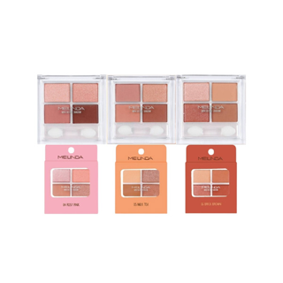 ถูก/แท้/ส่งฟรี พาเลทท์ MEILINDA Mini Block Shadow Palette เมลินดา พาเลท อายแชโดว์ Mei Linda เมลินดา ทาตา แต่งตา ชิมเมอร์