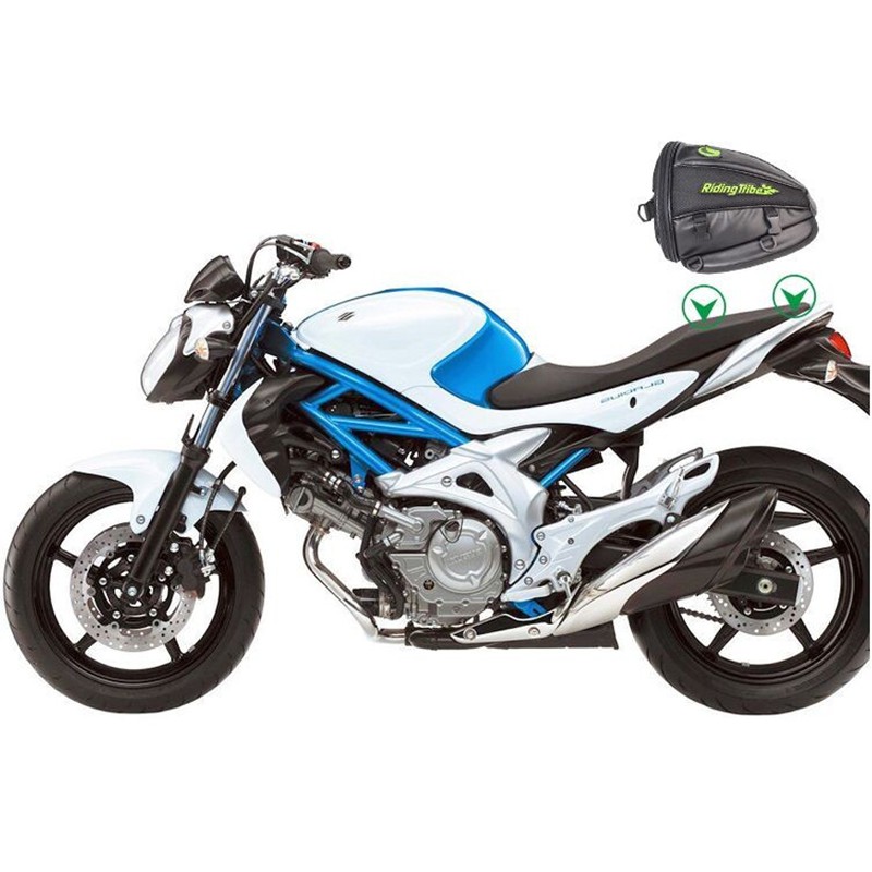 กระเป๋าเดินทางมอเตอร์ไซค์ กระเป๋ากันน้ํา moto bucket bag moto racing เบาะหลัง Baggage - รูปที่ 4