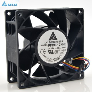 for delta PFR0912XHE 9CM 90mm 4.5A 90*90*38mm DC 12V Server Extensions machine cooling fan