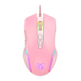 ONIKUMA GAMING MOUSE SAKURA PINK. สินค้ารับประกัน 2 ปี(เก็บกล่อง)