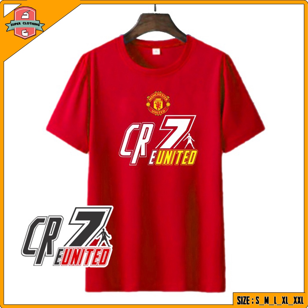 เสื้อยืด CHRISTIANO RONALDO LOGO MU - เสื้อผ้า CHRISTIANO RONALDO - เสื้อยืด MU LOGO CR7