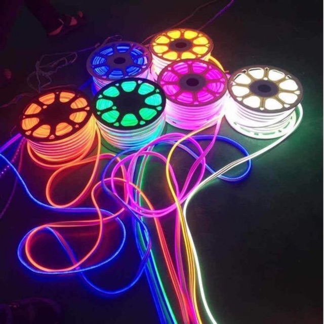 ไฟสายยาง ไฟนีออนเฟล็กซ์ 2835  220v (LED Neon Flexible) ไฟเส้น 100เมตร