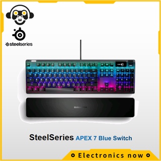 SteelSeries  Apex 7  RGB Mechanical Gaming Keyboard  แป้นพิมพ์เชิงกล แป้นพิมพ์สำหรับเล่นเกม แป้นพิมพ์  - (Blue Swich)  64774 steelseries Steelseres Steel Series Steel series steel series