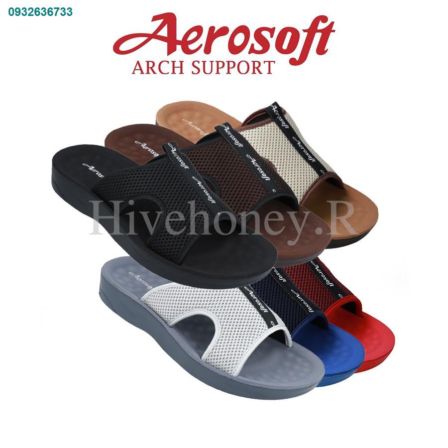 SDK1234▥☁️SM2021☁️ รองเท้าแตะเพื่อสุขภาพ aerosoft arch support(แอโร่ซอฟ)