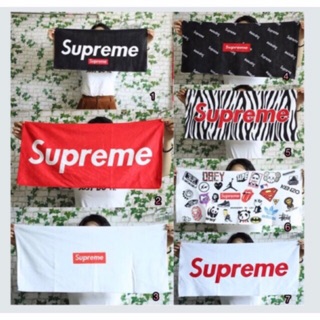 ลด100-.โค๊ด⭕️NEWGITG⭕️ ผ้าเช็ดหัว ผ้าเช็ดหน้า ผ้าห่มsupreme ผ้าเช็ดหัวsupreme ผ้าเช็ดตัวsupreme