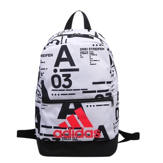 ADIDASกระเป๋าเป้ กระเป๋ากีฬา กระเป๋าเดินทาง ความจุสูง Backpack