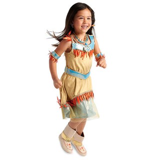 ชุดเจ้าหญิง ชุดเเฟนซี Disney Store Pocahontas Costume For Kids ชุดเจ้าหญิงดิสนีย์แท้