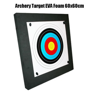 (ของเเท้ทำมาจากยางธรรมชาติ หน EVA Foam Target Archery 60x60cm (Not include Target Paper) Made from Real Eva foam rubber