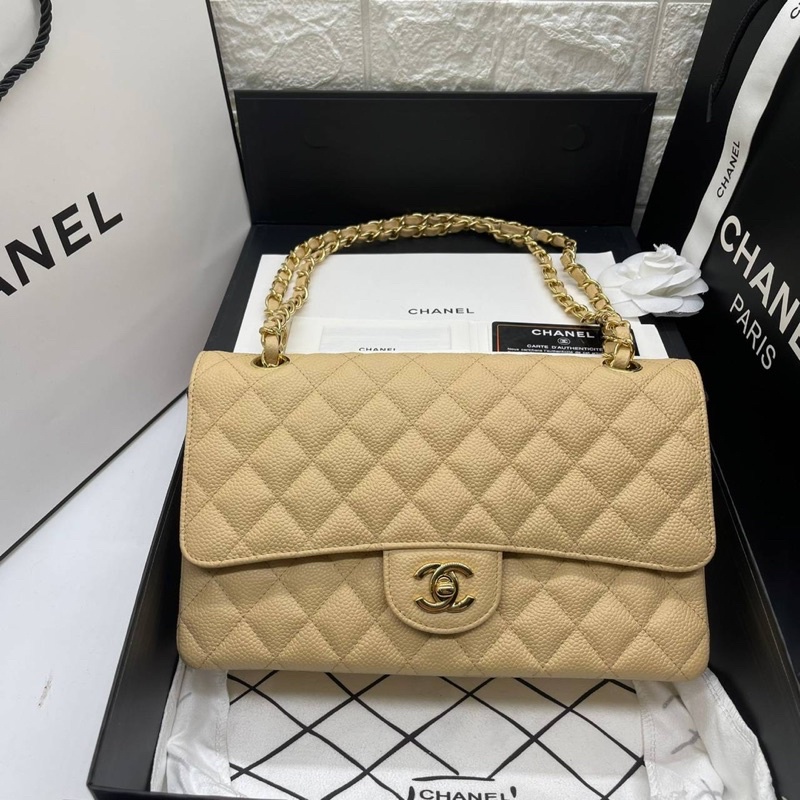 Chanel classic 10 💥 Lamb and Carvier skin