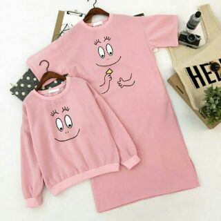 Preorder Barpapa dress&amp; sweater