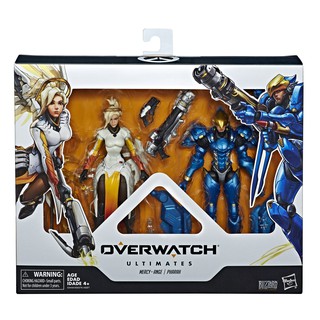 Hasbro Overwatch Ultimates Series Pharah and Mercy Dual Pack(สินค้าลิขสิทธิ์แท้ อัลติเมท โอเวอร์ วอช ฟาราห์ และ เมอร์ซี)