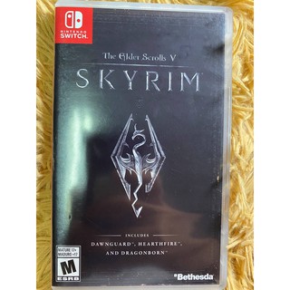 (มือ2) Nintendo Switch : Skyrim Elder Scrolls V แผ่นเกม มือสอง สภาพดี