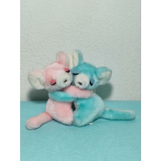 🇯🇵ตุ๊กตาหนูคู่รักจากญี่ปุ่น💕  ตุ๊กตากอด สามารถแกะออกจากกันได้  น่ารักๆ 🌟