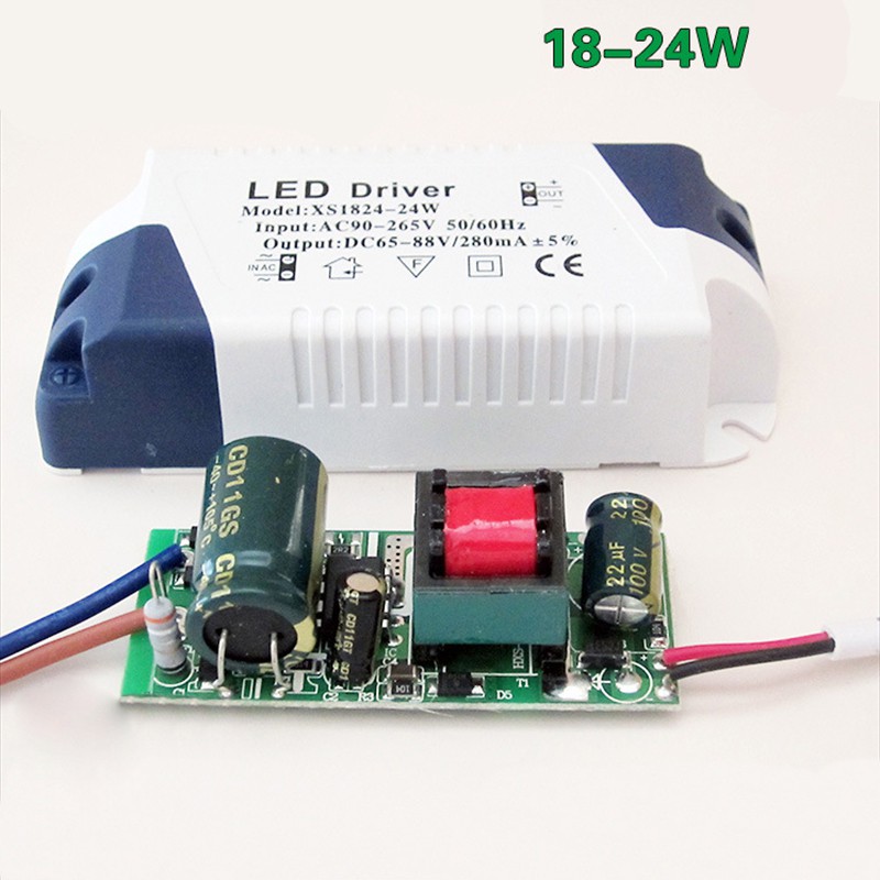 ไดร์เวอร์ พาวเวอร์ซัพพลาย LED AC 90 ~ 265V 3 ~ 24W สำหรับไฟ LED 1 ชิ้น - รูปที่ 5