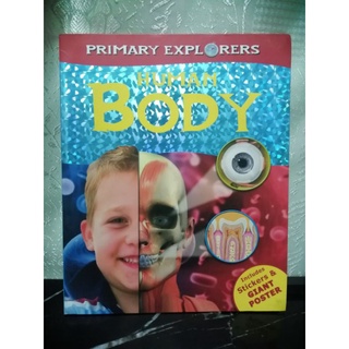 Primary Explorers. Human Body, Includes stickers and Poster. ปกอ่อน เล่มใหญ่-106