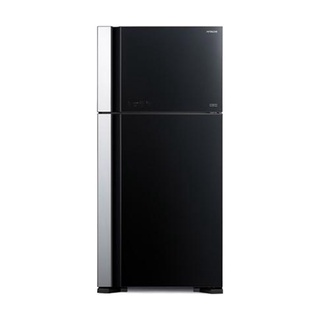 HITACHI ตู้เย็น 2 ประตู RVG550PDX 19.8Q กระจกดำ