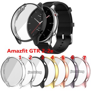 เคสนาฬิกาใส กันรอย TPU ชุบโลหะด้วยไฟฟ้า สำหรับ Huami Amazfit GTR 2 2e