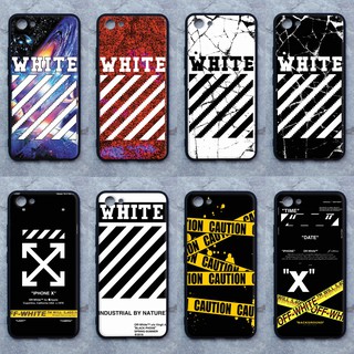 เคส Vivo  Y81 / Y81i ใช้เคสเดียวกัน  ลาย WHITE  ขอบนิ่มหลังแข็ง เคสมือถือ เคสโทรศัพท์ Case