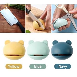 1Pc Mini Manual Non-slip Sharpener / Random Color Cartoon Frog Knife Scissor Sharpening Stone Kitchen Accessories