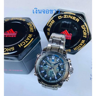 Dziner Watch 📌 สายเลส สองระบบมาใหม่ล่าสุด สินค้าแท้กันน้ำ 100% Code:W4D251163