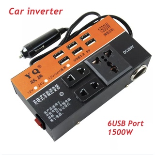 Carstorm 1500W Car Inverter 12V 24V to 220V Power Converter Multi-function Truck Socket Charger DC