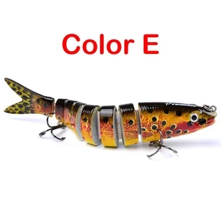 เหยื่อตกปลาแข็ง 19g 13.28cm - เหยื่อว่ายน้ําหลายข้อต่อ 12 สี
