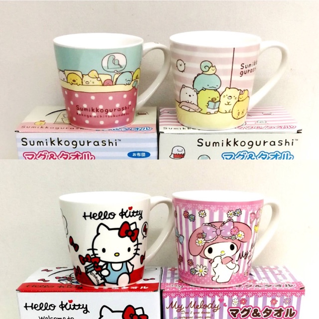 TheToys Shop อุปกรณ์ใส่อาหารและเครื่องดื่ม Sanrio Characters Ceramic Mugอุปการณ์จัดเก็บ พกพาสะดวก ขายดีมากๆ