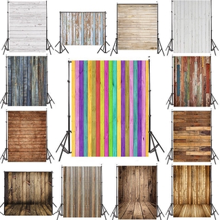 3x5 ฟุต Retro Wood Plank Wall ภาพพื้นหลังสําหรับใช้ในการถ่ายภาพในสตูดิโอ