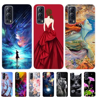 เคสสำหรับ Vivo Y72 5G เคสซิลิโคน Soft Back Cover เคส Vivo Y72 5G VivoY72 Case Silicone