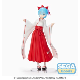 ฟิกเกอร์แท้ Re:ZERO -Starting Life in Another World- SPM Figure "Rem" Shrine Maiden Style