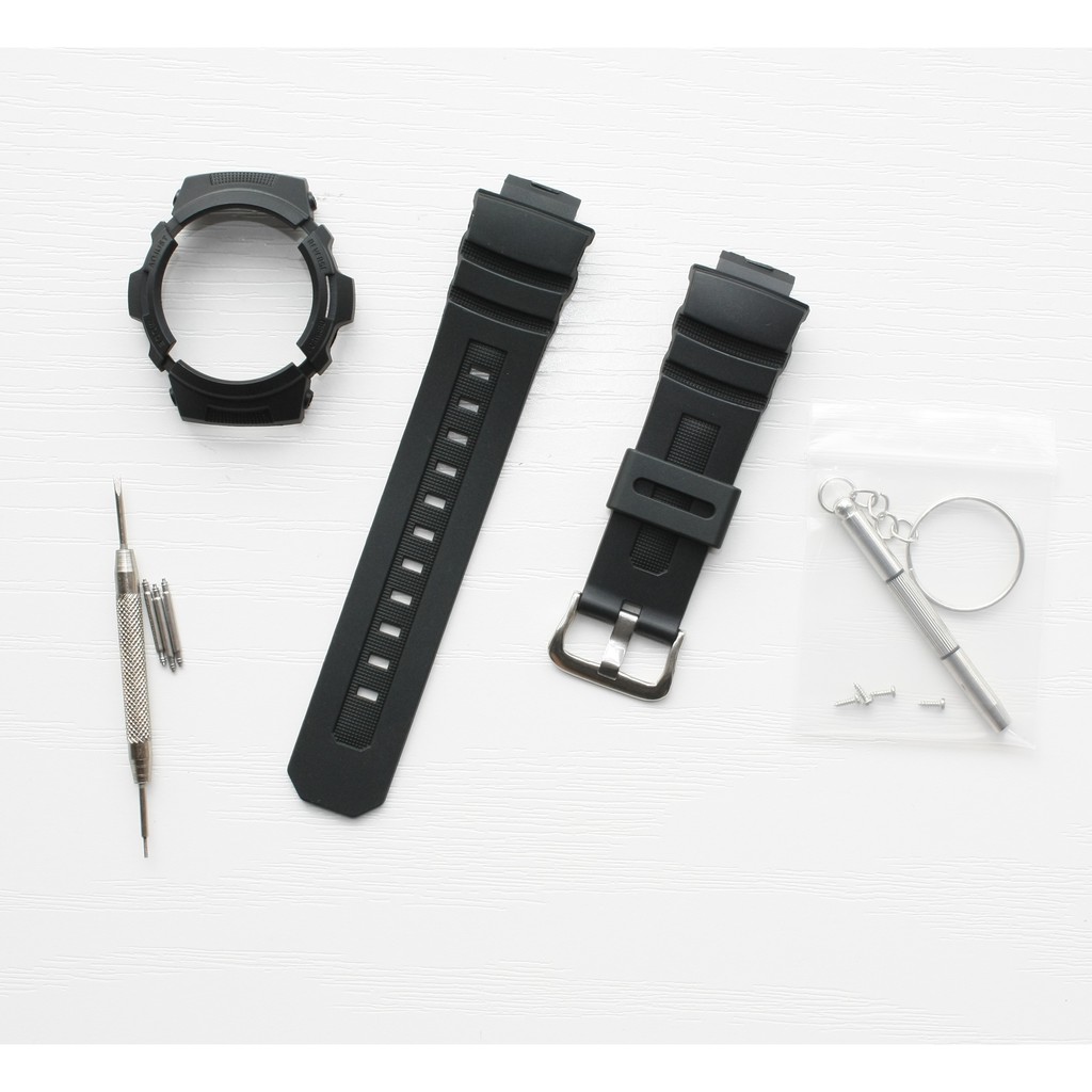 สายนาฬิกาเรซิ่นสําหรับ AW-591 AW-590 AWG-M100/101 Bezel Gshock ทนสายนาฬิกา Watchcover Watchcase ราคา ถูกที่สุด ดีลบีเคเค แกลเลอรีภาพที่ 5