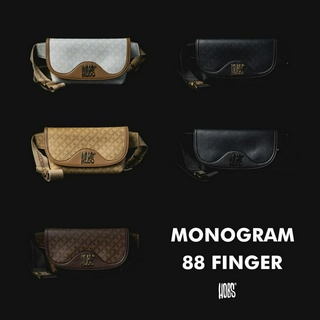 Hobs® กระเป๋าคาดอก Monogram 88Finger