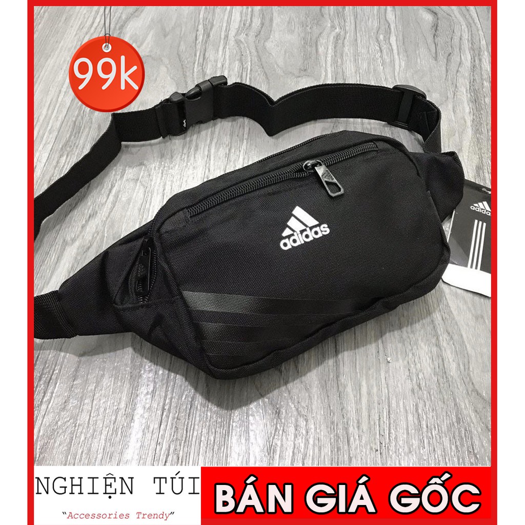 [ Addicted Bag Original Price + VIDEO SP ] Adidas EC Waist Bag Cross / Stomach Bag - AJ4230 / ภาพจริง / ราคาถูก / สินค ้ า