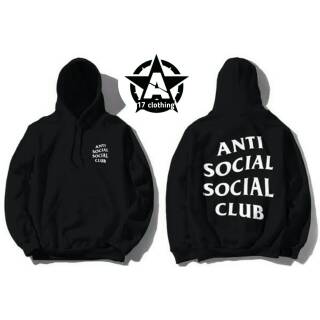 ANTI SOCIAL SOCIAL CLUB เสื้อกันหนาว เสื้อแจ็กเก็ต มีฮู้ด ป้องกันสังคมโซเชียล -Azam17