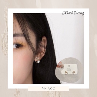 พร้อมส่ง 🦩 Earring ต่างหูมุก ต่างหูแฟชั่น ก้านเงินS925