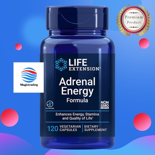 Life Extension Adrenal Energy Formula / 120 Vegetarian Capsules