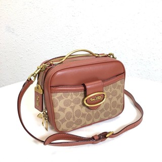 Coach Riley LaunchBox  Bag In Signature Canvas