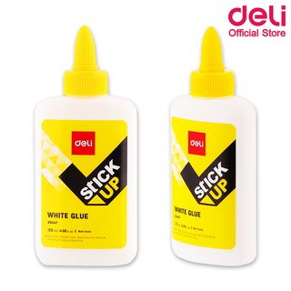 Deli 39447 White Glue 120ml กาวลาเท็กซ์ ขนาด 120ml สีขาว ปลอดสารพิษ100% (แพ็คกล่อง 12 ชิ้น) กาว กาวน้ำ กาวไร้สาร กาวพกพา