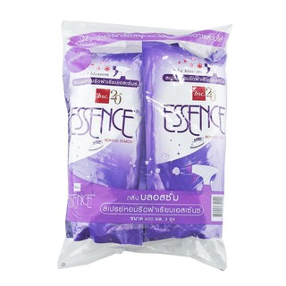 เอสเซ้นซ์ น้ำยารีดผ้าเรียบ สีม่วง 500 มล. x 3 ถุง Essence purple smooth ironing agent 500ml x 3pcs