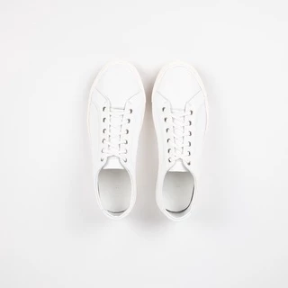 Moonlife Life Sneaker III - White รองเท้าหนังวัวแท้ รองเท้าสนีกเกอร์