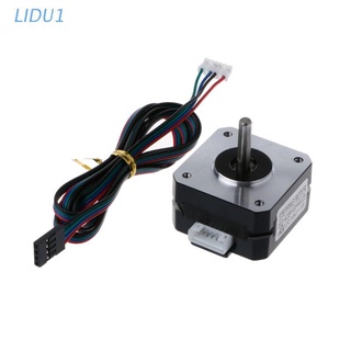 LIDU1 หัวฉีดสเตปเปอร์มอเตอร์ 4 ตะกั่ว Nema 17 22 มม. 42 มม. มอเตอร์ รับเครื่องพิมพ์ 3D